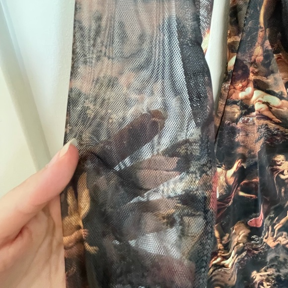 Long Sleeve Sheer Dress - Picture 5 of 5